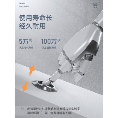 ONPOW中国红波欧宝龙22/25/30mm金属防水按钮开关GQ自复自锁 带灯图5