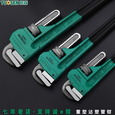 拓森工具管钳24寸18寸8寸快速水管钳家用木工管钳子美式重型管钳 1个起批图2