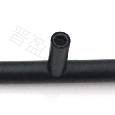 黑色圆形橱柜t型拉手把手空心抽屉拉手衣柜金属拉手家具门拉手图2