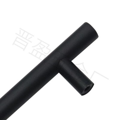 不锈钢把手黑色t型拉手橱柜t型拉手把手空心抽屉拉手衣柜金属拉手图5