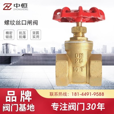 埃美柯佳福斯瓦特斯精嘉沪工沃茨塘沽永泉Z15W-16T螺纹丝口铜闸阀图2
