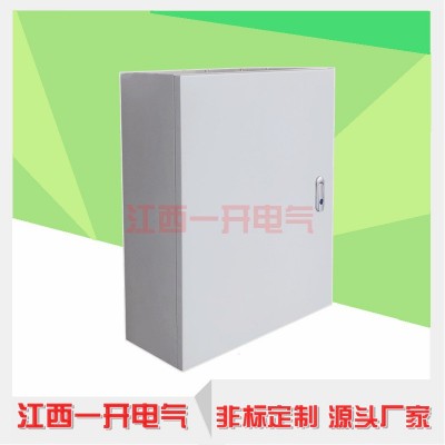 江西一开室内基业箱灰白色铁锁冷轧钢板配电箱外壳厂家直发防水箱图2