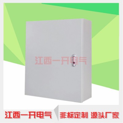 江西一开室内基业箱灰白色铁锁冷轧钢板配电箱外壳厂家直发防水箱图4