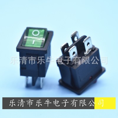 上开上海永星防水船型开关KCD2-21N-F红绿黑带灯无灯 16A图5