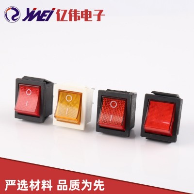 KCD1电焊机烫画机翘板开关 YW1-502C带灯三档船型开关ROCKER SWI图2