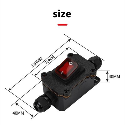 ip65防水船用船型开关220v/24v/16a/3 0A防爆电动齿轮室保险箱大电图3