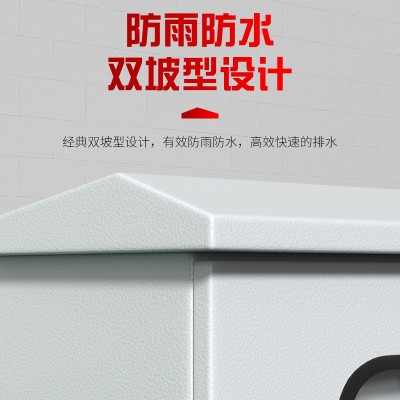 户室外双层门防水防雨配电箱 1.2mm加厚型出口仪表监控布线弱电箱图4