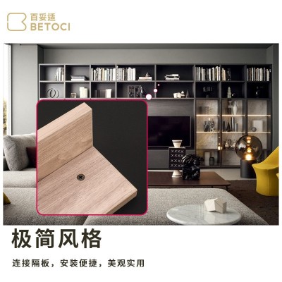 新款实心铁三合一连接件 10/12厘12高极简偏心轮橱柜二合一快装杆图4