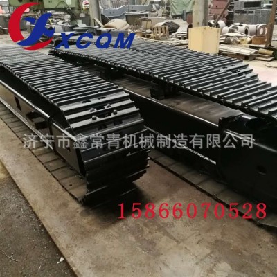 大型移动碎石机底盘 履带式移动破碎站底盘 流动破石履带钢制底盘图2