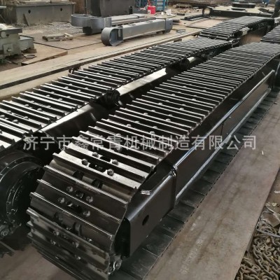 大型移动碎石机底盘 履带式移动破碎站底盘 流动破石履带钢制底盘图4