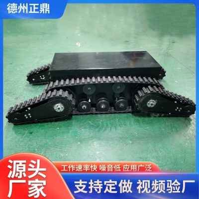 四摆臂履带底盘巡检机器人小型电动履带底盘教学履带机器人图4