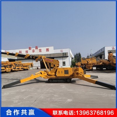 蛙式支腿履带吊车 多功能行走式蜘蛛吊 灵活转弯图3