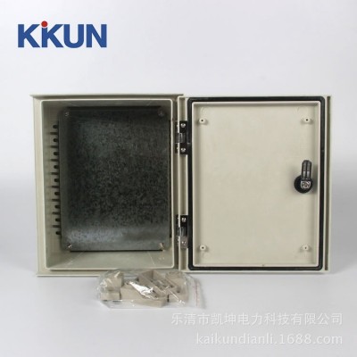 供应SMC玻璃钢配电箱400×300×200 玻璃钢玻璃纤维防水配电箱图3