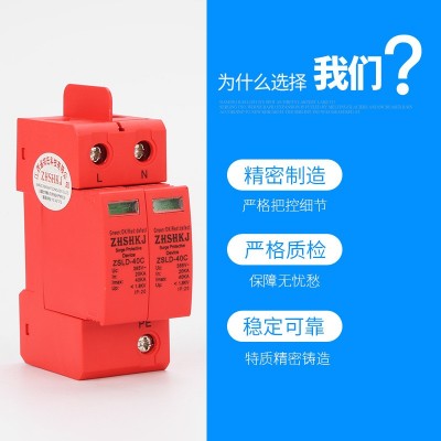 ZHSHKJ公司直供 40KA电涌交流直流带遥信2P浪涌保护器提供O/E/M图4