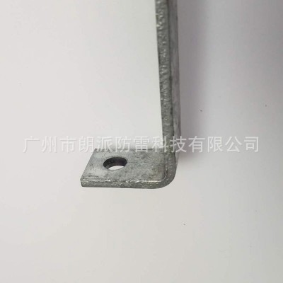 朗派热镀锌L型双耳夹12/14/16/20圆钢避雷支架卡子防雷支架支持卡图5