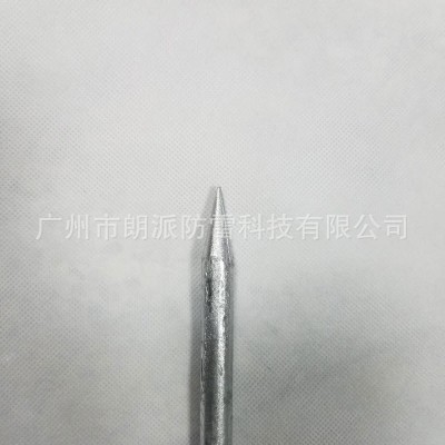 厂家热镀折弯型L型避雷针避雷短针避雷带接闪器有检测报告合格证图2