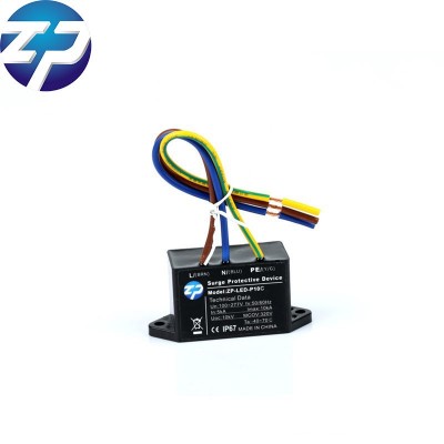 源头工厂路灯电涌保护器LED避雷器并联10KV LED投灯灯防雷器SPD图3