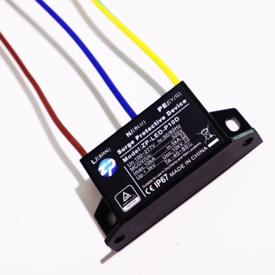 TUV认证路灯防雷器浪涌保护器LED避雷器并联10KV防雷器 LED电 涌保图3