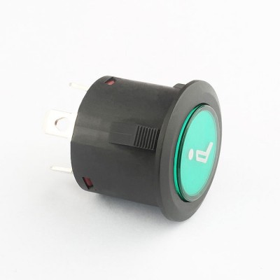 KA22-11L 22mm带灯电源绿色按钮自锁开关可 卡式安装图3