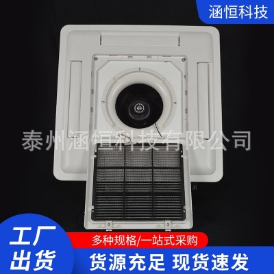 供应卡式明装风机盘管 中央空调商用吸顶式空调嵌入式风机盘管图2