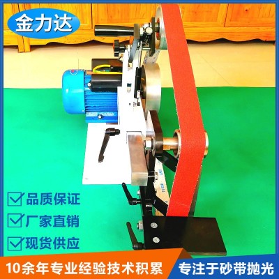 山东台式砂带机 供应10-6P平磨砂带打磨机 五金件金属抛光去毛刺图5