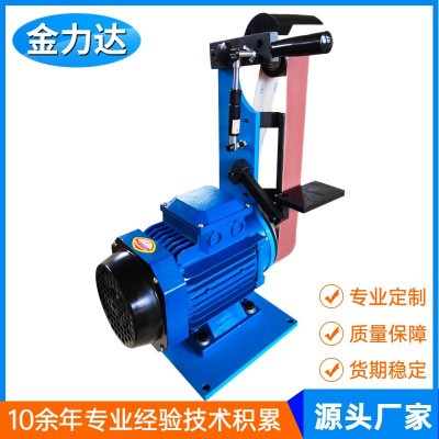 新款德国JLD915型电动砂带机工业级 家庭小型立式砂带抛光打磨机图2