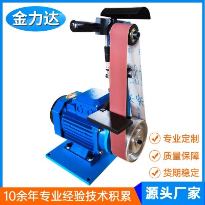 新款德国JLD915型电动砂带机工业级 家庭小型立式砂带抛光打磨机图3