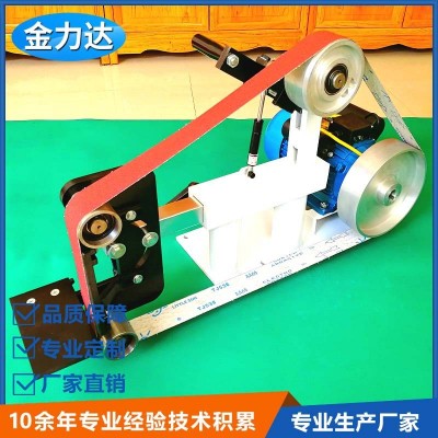 打磨机小型砂带机 金属打磨电动砂光机 砂带抛光机厂家直销图4