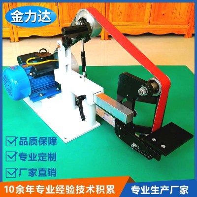 打磨机小型砂带机 金属打磨电动砂光机 砂带抛光机厂家直销图3