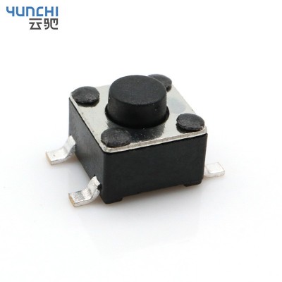 4.5*4.5*3.8贴片 立式四脚 SMD 按键 轻触开关图2