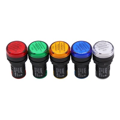 久仕AD16-22DS高亮纯色信号灯LED指示灯24V220V红绿黄蓝白22mm图3