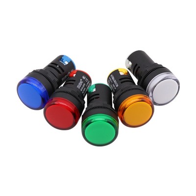 久仕AD16-22DS高亮纯色信号灯LED指示灯24V220V红绿黄蓝白22mm图5