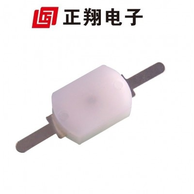 正翔两脚白色手电筒一开一关1208无锁开关白色12*8带锁按钮开关图3