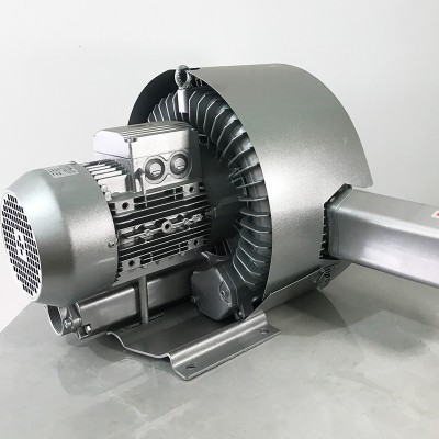 3KW双叶轮高压漩涡风机 工业离心增氧气泵 大功率静音380V鼓风机图2
