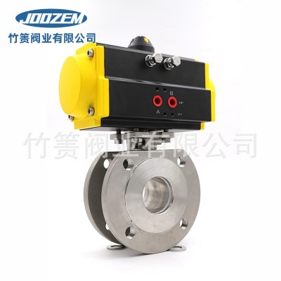 气动薄型球阀ZZK-Q671F不锈钢气动球阀厂家直销现货图3