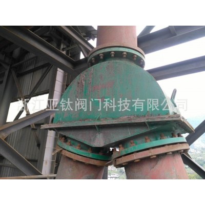 厂家直销 衬胶球形换向阀 衬胶三通 耐磨换向止回阀 泰勒阀 批发图2
