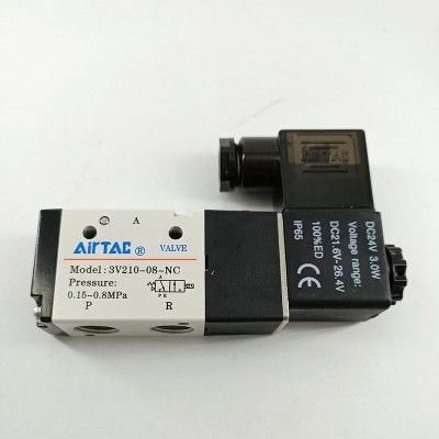 现货批发 亚德客二位三通电磁阀3V200系列3V21008A 3V21008B图4