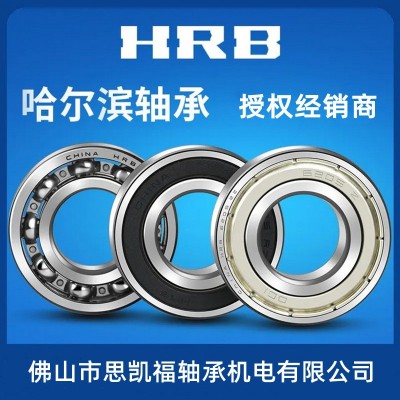 哈尔滨HRB轴承6200系列高转速铁盖2Z胶盖密封2RZ带卡簧深沟球轴承图5