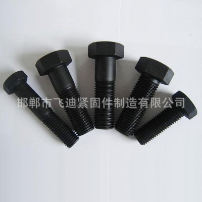 8.8级外六角螺栓螺丝高强度碳钢发黑外六角螺杆M6M8M10M12M16-M 2