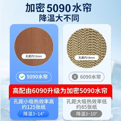 敏欣快速降温环保空调 厂房车间水帘空调机水冷风机低能耗电空调图3