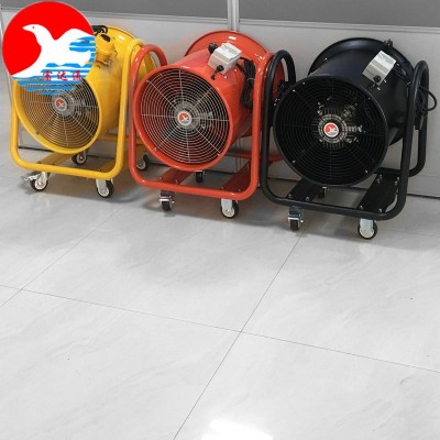 富达通轴流手提式风机工业船用大功率高转速220V300吸风排尘长筒图4