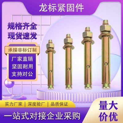 膨胀螺丝膨胀螺栓加长吊顶拉爆螺丝镀彩锌铁拉爆螺钉M6M8M 10M12图3