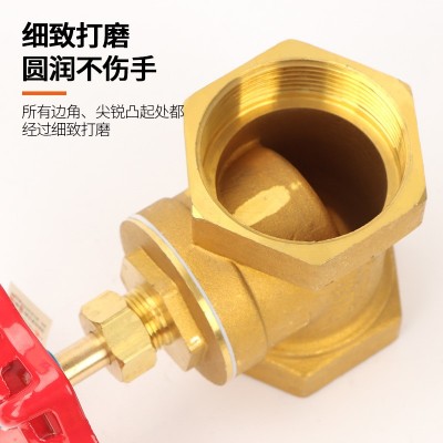 黄铜阀门加厚丝扣自来水阀门4分6分DN15~50铜截止阀开关表前阀图3