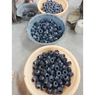厂家定制加工45度斜齿轮  耐酸碱PVC齿轮 尼龙塑料齿轮链轮图2