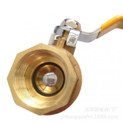 批发大体加厚101型黄铜球阀 DN15 20 手动球阀 丝扣螺纹4分铜阀门图3