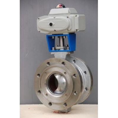 VQ47F/H-16P/C不锈钢铸钢V型调节球阀/高平台V型球阀/手动V型球阀图3