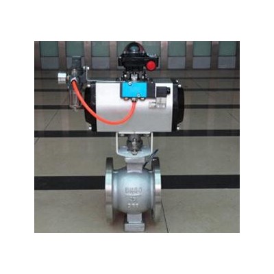 VQ47F/H-16P/C不锈钢铸钢V型调节球阀/高平台V型球阀/手动V型球阀图4