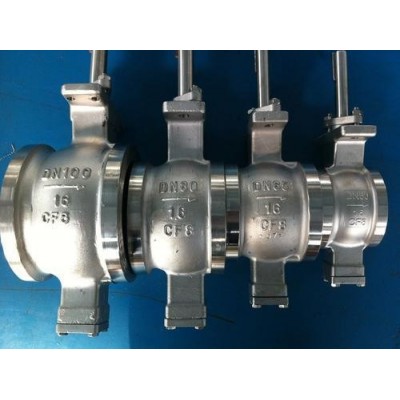 VQ47F/H-16P/C不锈钢铸钢V型调节球阀/高平台V型球阀/手动V型球阀图2