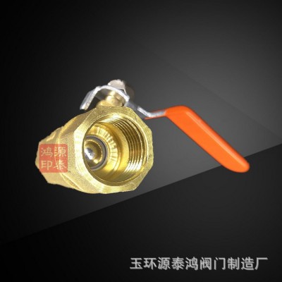 101重型黄铜两片式手柄4分双内丝铜球阀玉环厂家直销dn15 20 25图4