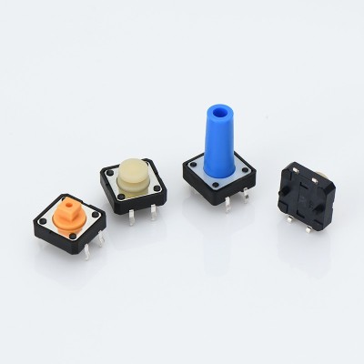 12*12轻触开关 工业控制电器按键开关微动按钮四脚12*12 小型开关图2
